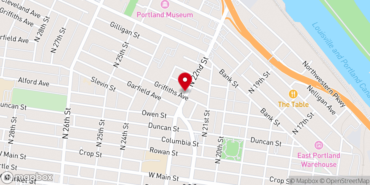 Map showing location of Restoration of the Primitive Christian Church