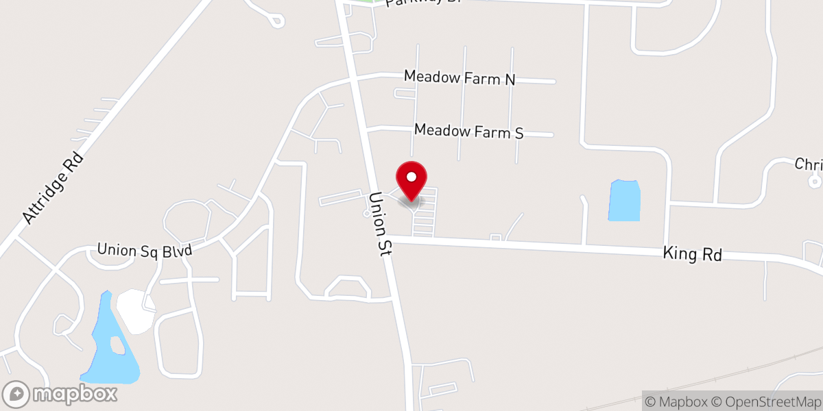 Map showing location of St. Christopher's Roman Catholic Church