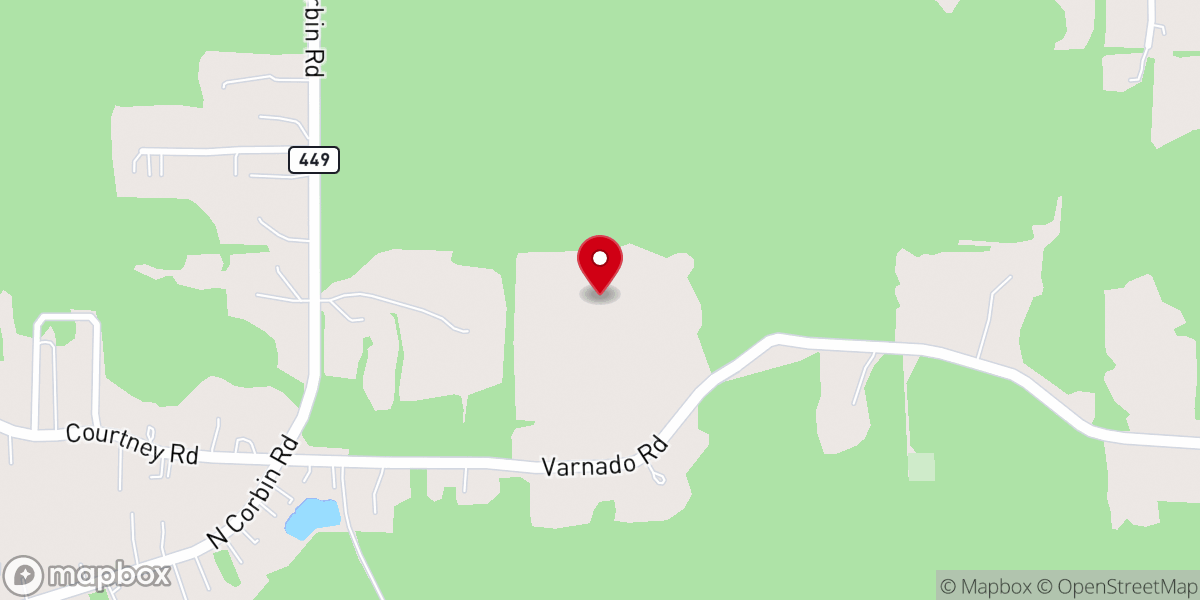 Map showing location of Guardian Road Rescue