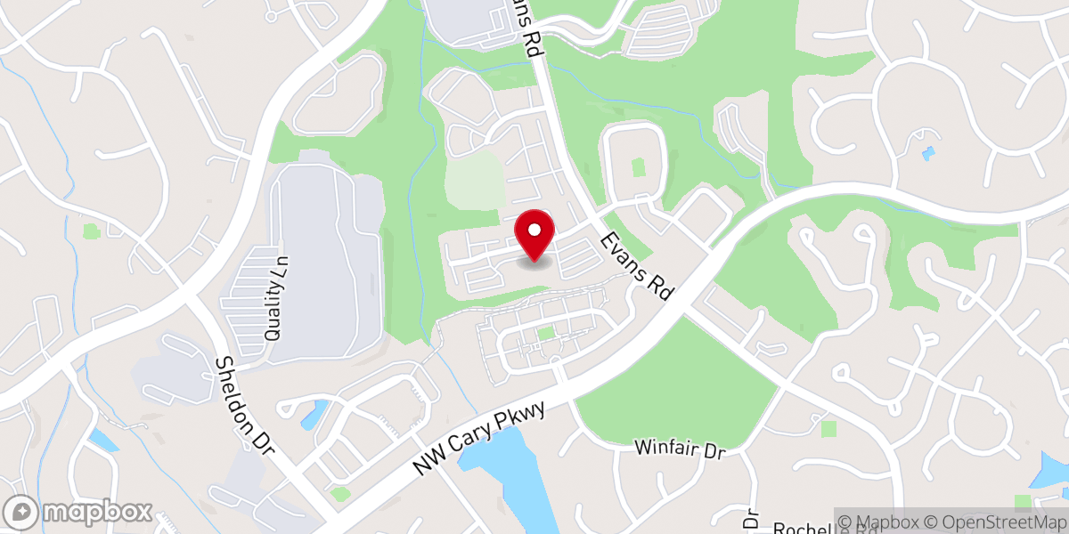 Map showing location of Oaks Church