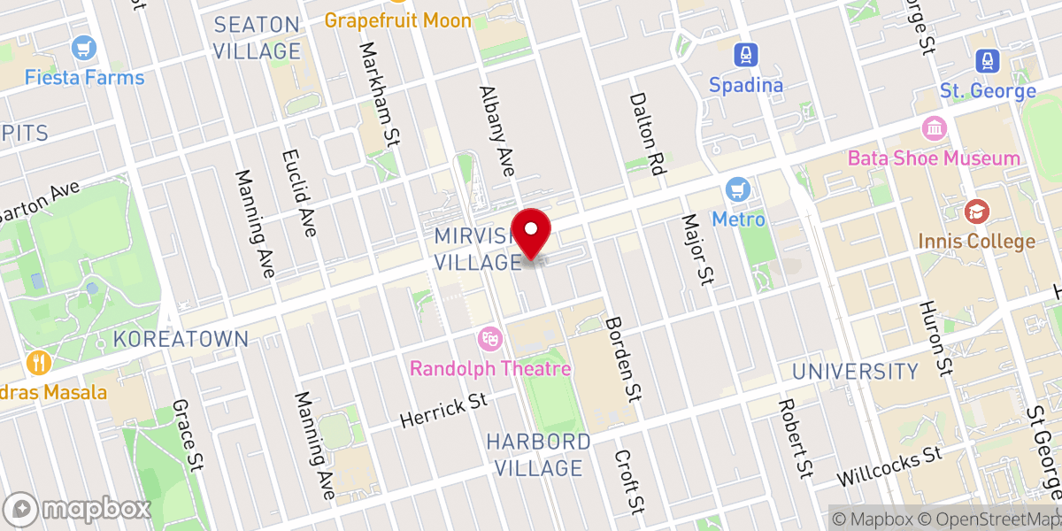 Map showing location of First Filipino Baptist Church