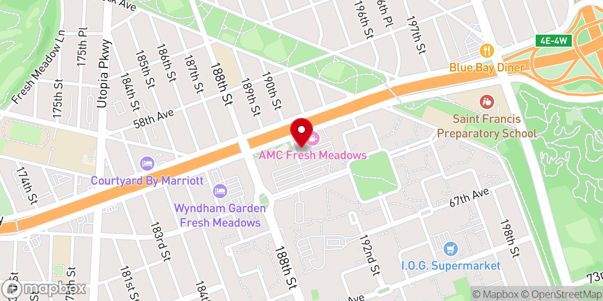 Map showing location of Planet Fitness