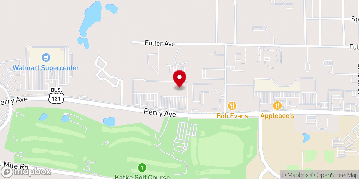 Map showing location of Planet Fitness