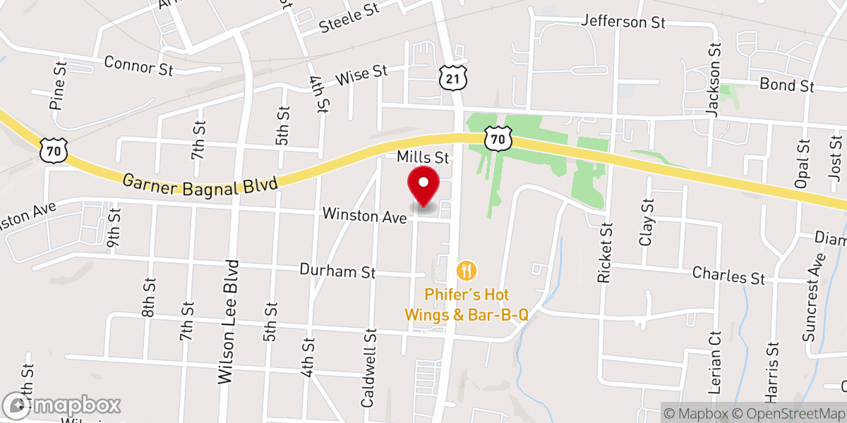Map showing location of Church of the Living God