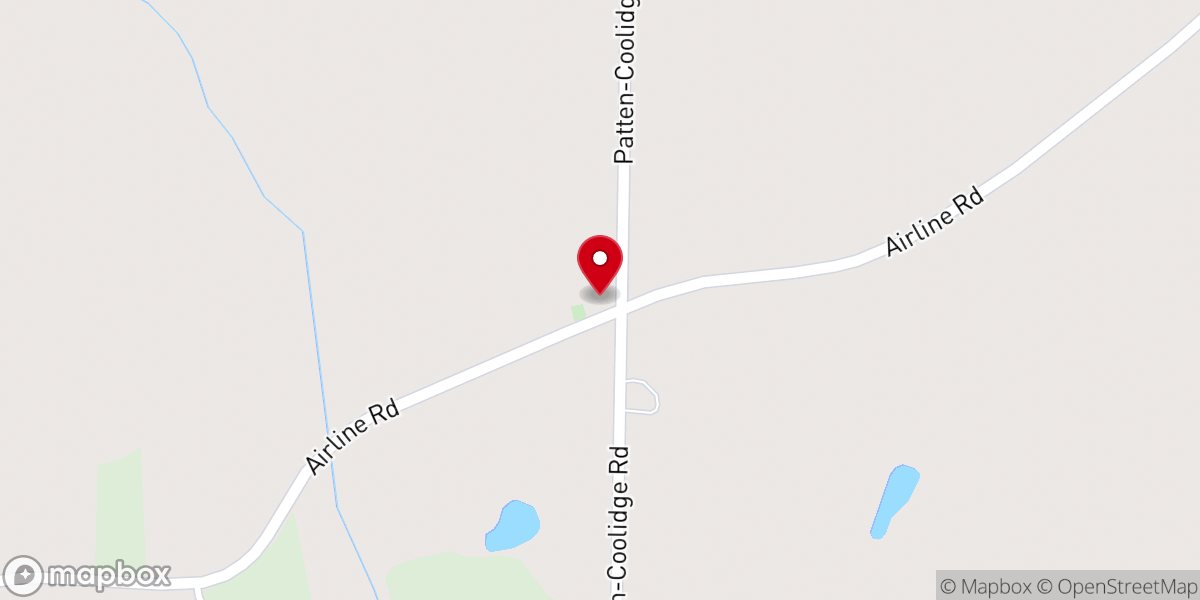 Map showing location of Kennedy Chapel