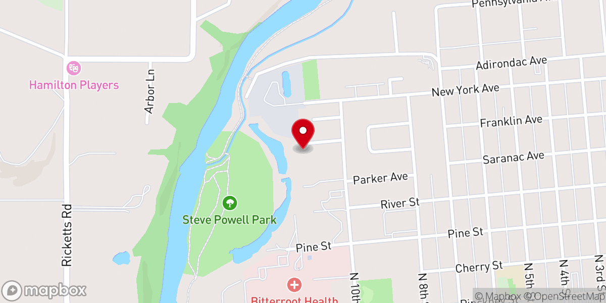 Map showing location of Sapphire Homes