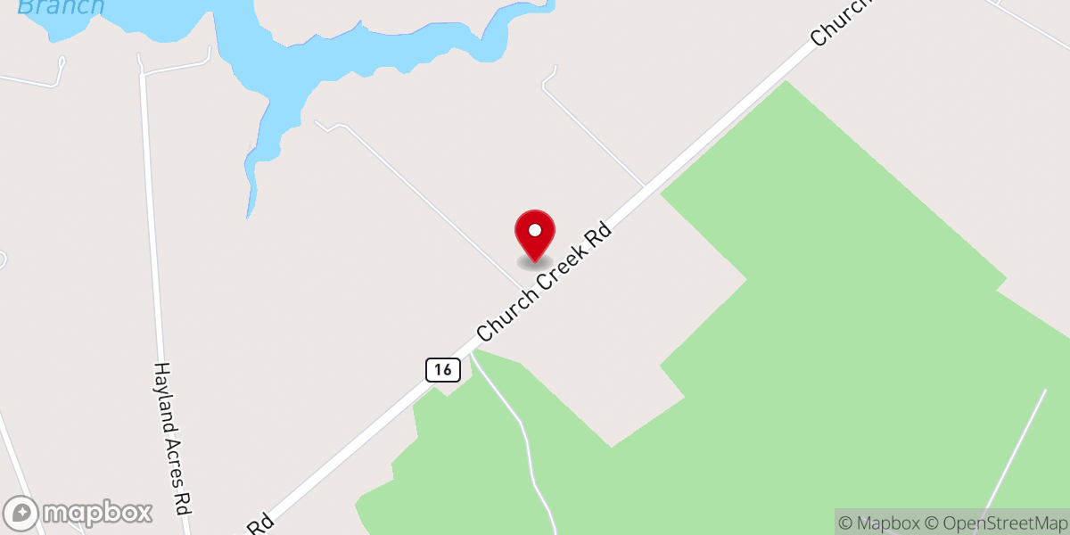Map showing location of Emily's Produce