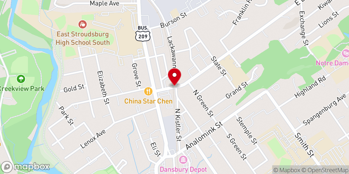 Map showing location of Evergreen Community School Foundation