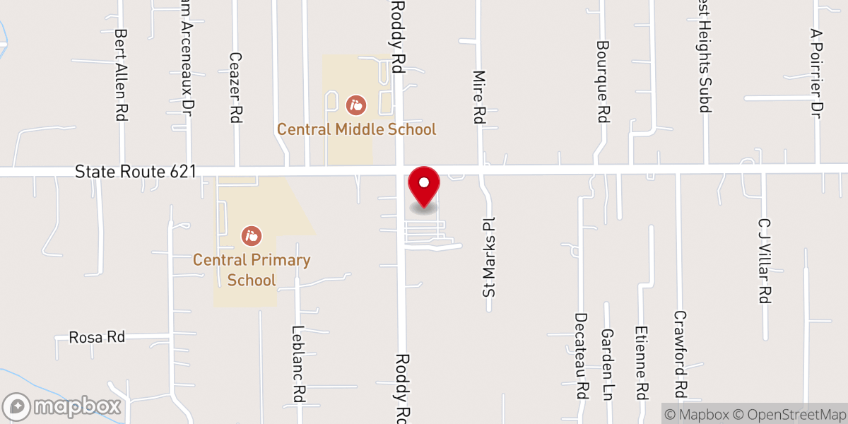 Map showing location of Saint Marks Church