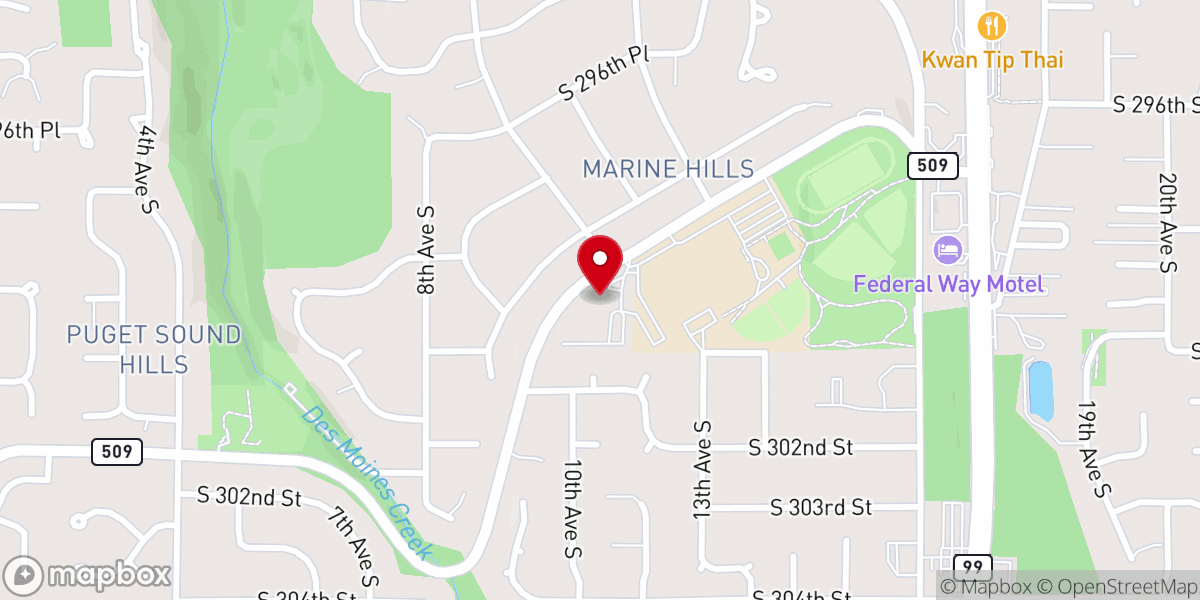 Map showing location of Jesus Christ Church of the Way