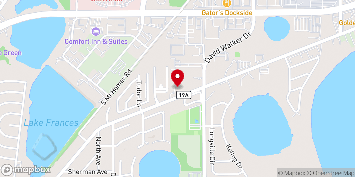 Map showing location of Faith Christian Fellowship