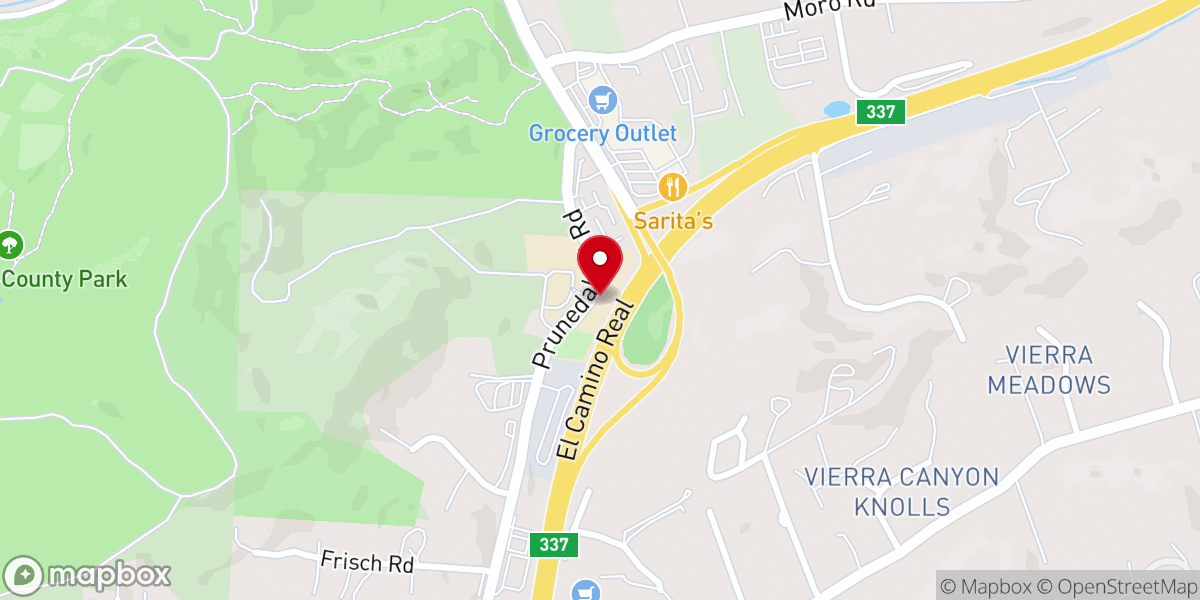 Map showing location of Calvary Community Church