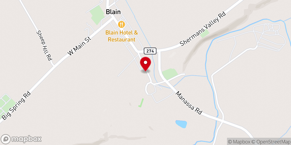 Map showing location of Lightner's Consignment Shop