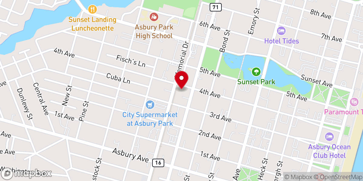 Map showing location of Interfaith Neighbors
