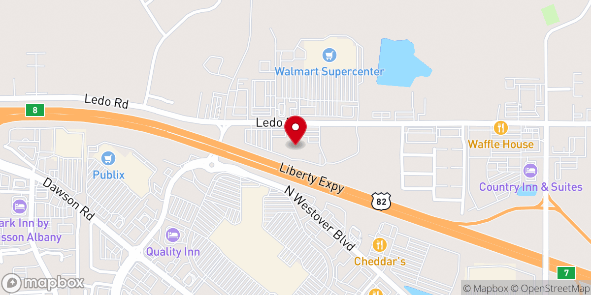 Map showing location of Byne Christian School