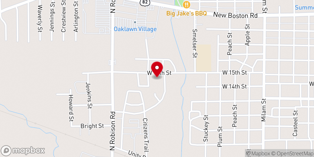 Map showing location of Evangelist Temple
