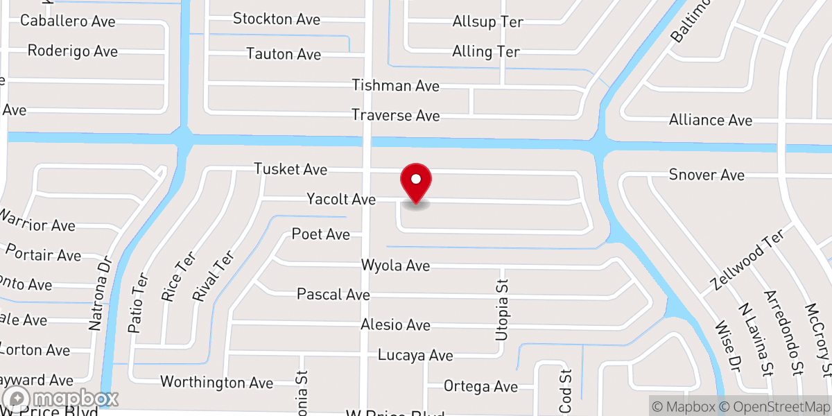 Map showing location of FL Agents of God