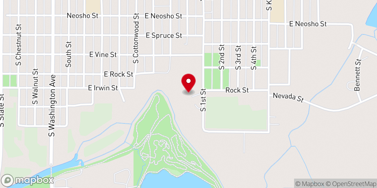 Map showing location of SEK Platinum Cleaners