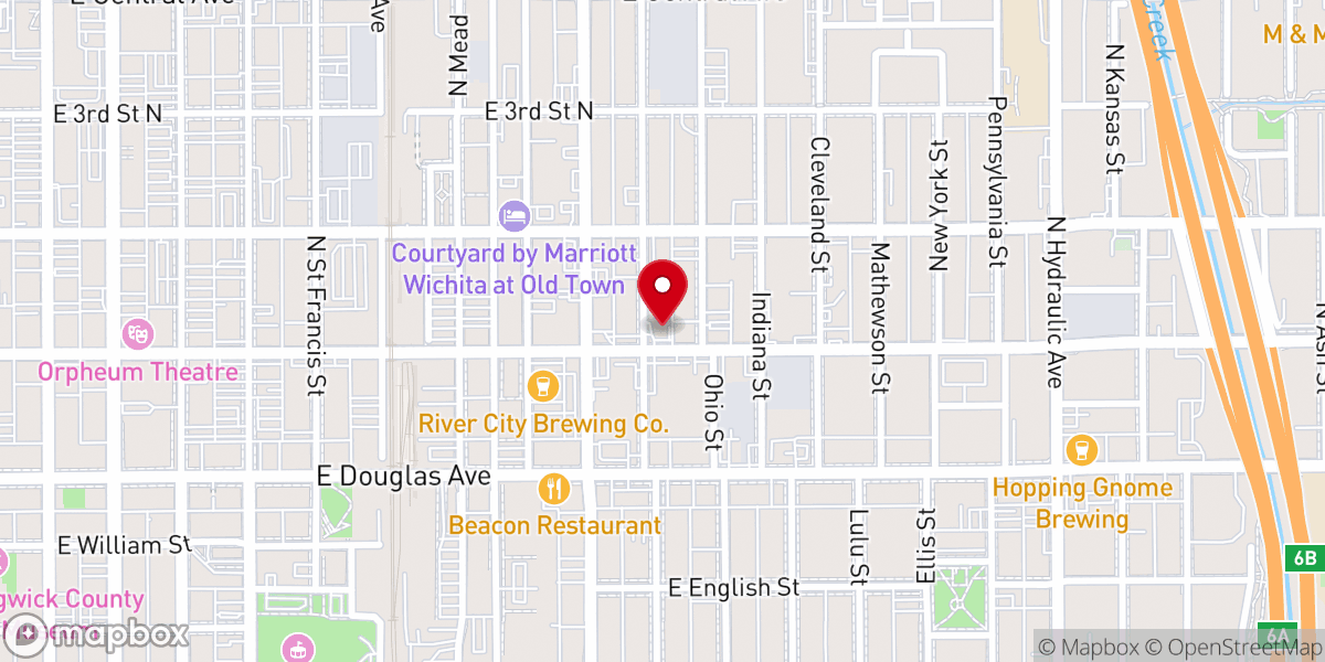 Map showing location of Hope Initiative
