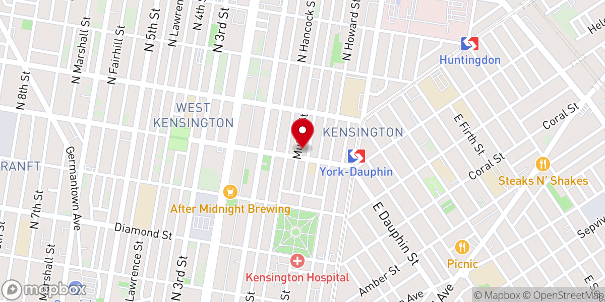 Map showing location of La Iglesia De Dios Inc