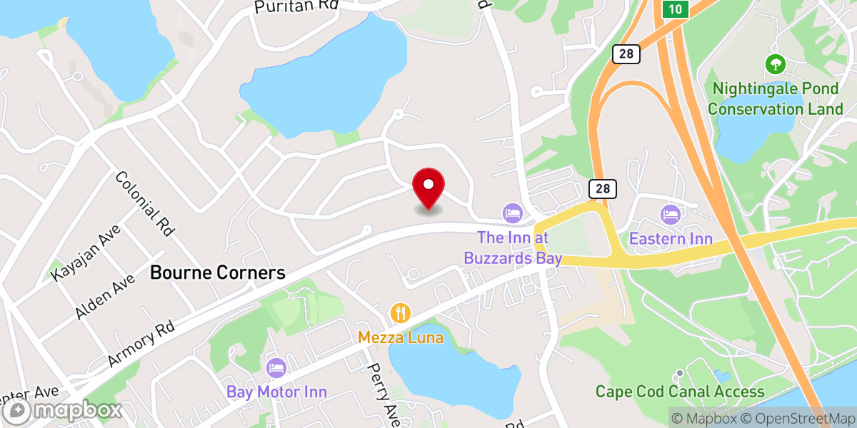 Map showing location of Bay Community Alliance Church