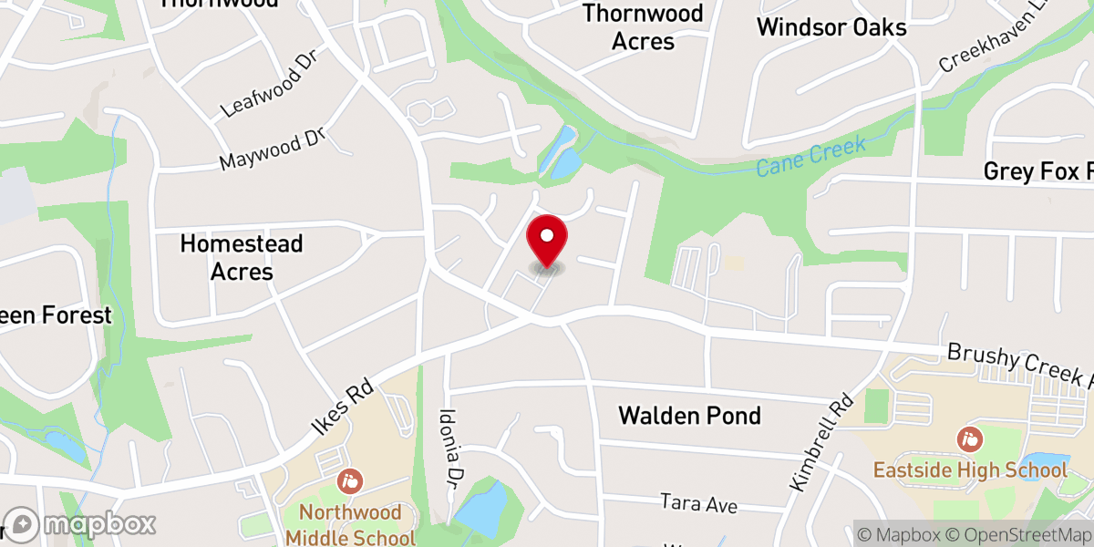Map showing location of First Church of God