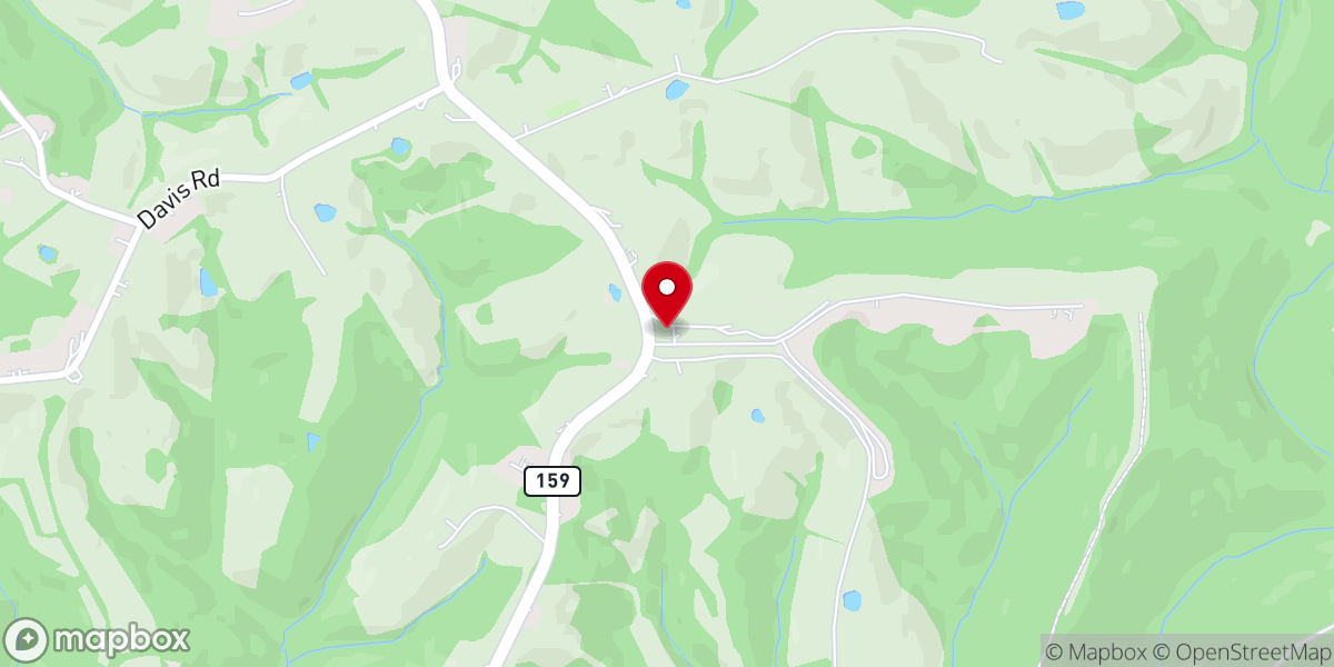 Map showing location of Our Lady's Farm