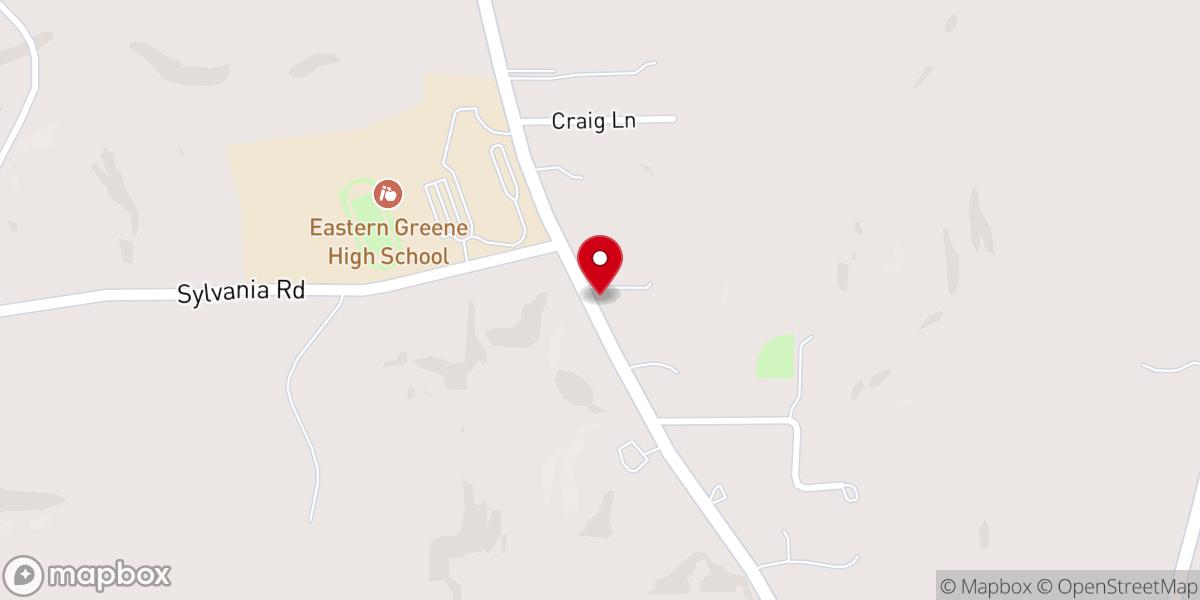 Map showing location of Free-Pentecostal Holiness Church