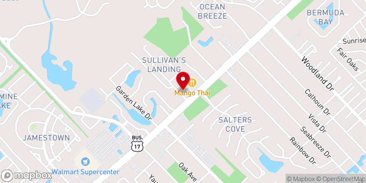 Map showing location of Eggs Up Grill