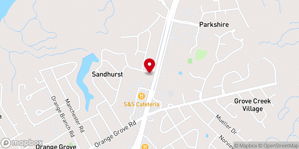 Map showing location of Starving Soul Ministries