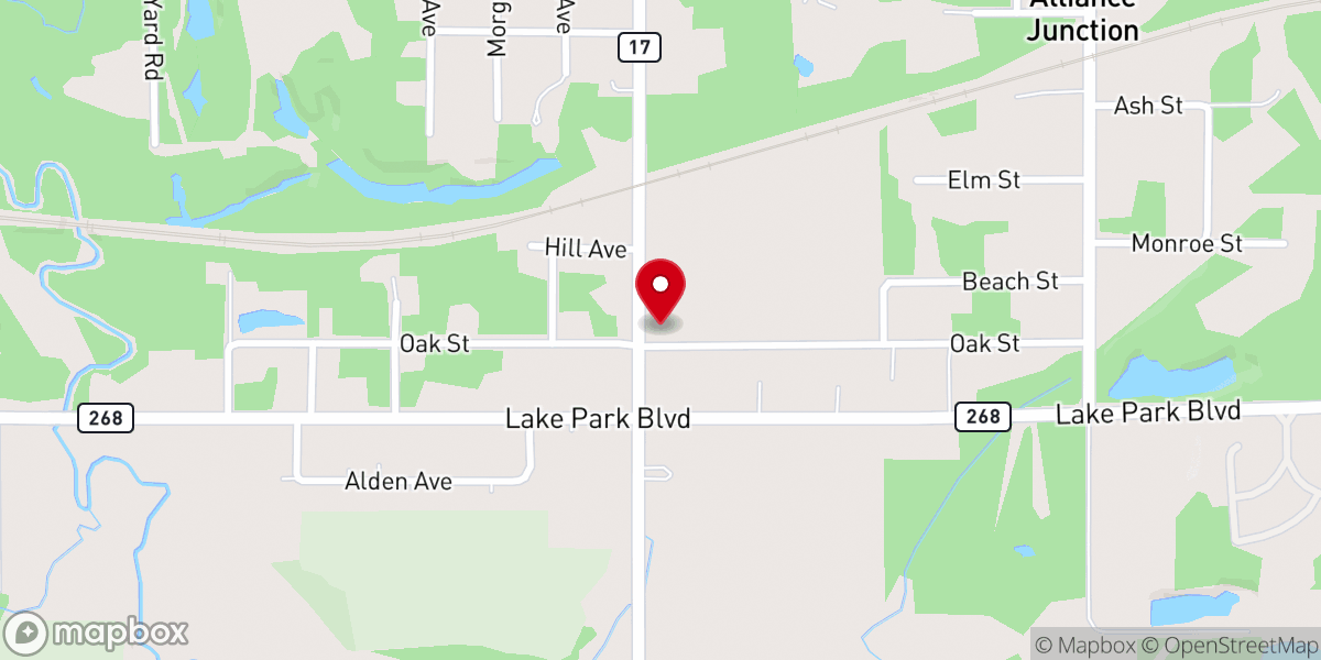 Map showing location of New Hope Church of God