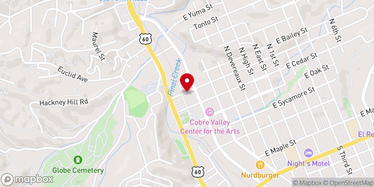 Map showing location of High Desert Humane Society