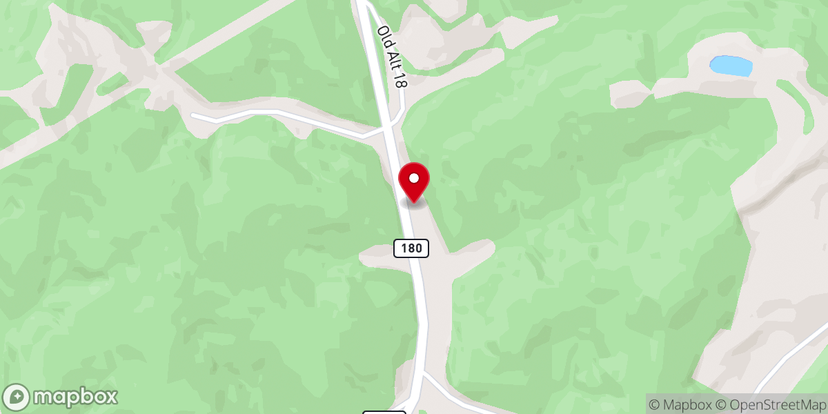 Map showing location of Pleasant Valley Church of Christ