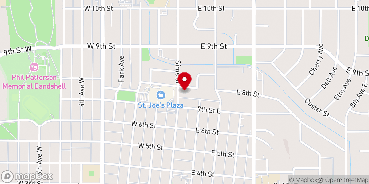 Map showing location of The Refuge Church