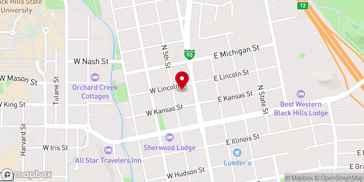 Map showing location of Saint Joseph's Preschool