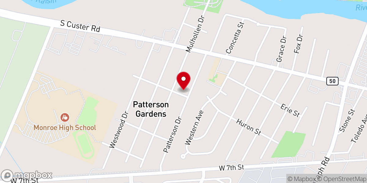 Map showing location of I Am Church - Monroe Campus