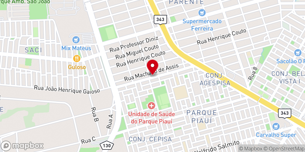 Map showing location of Igreja Evangélica Assembleia de Deus - Parque Piauí