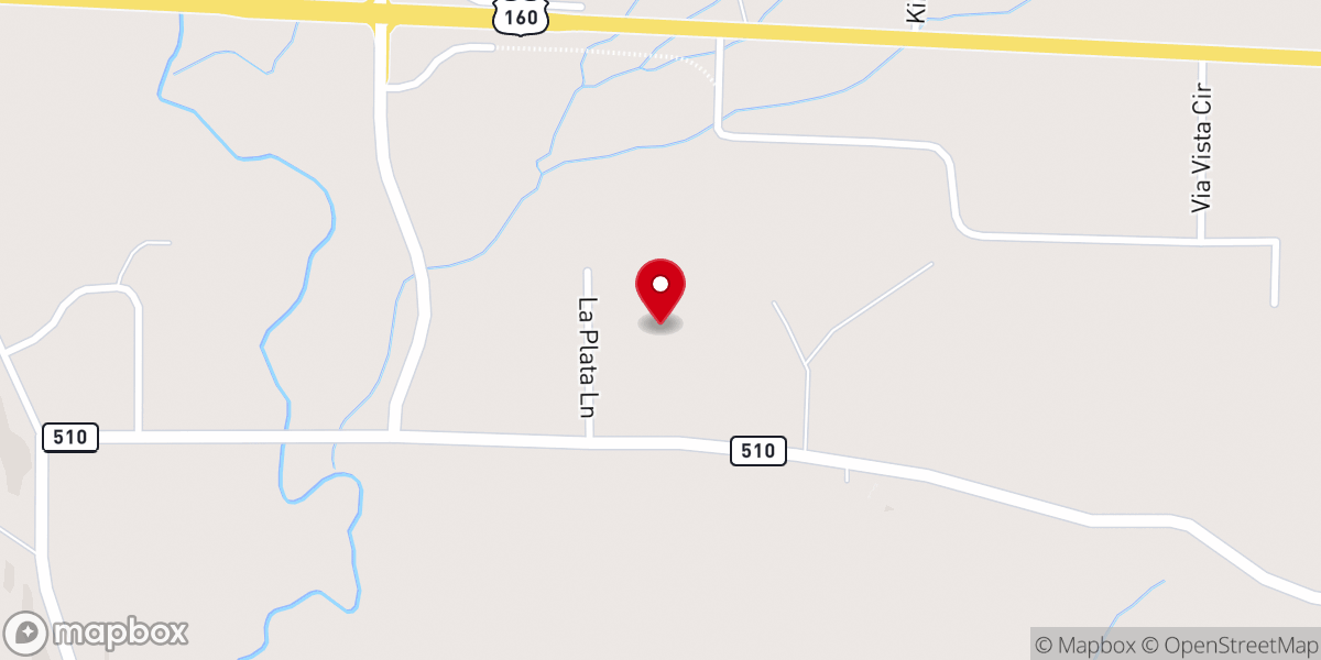 Map showing location of Silent Meadows