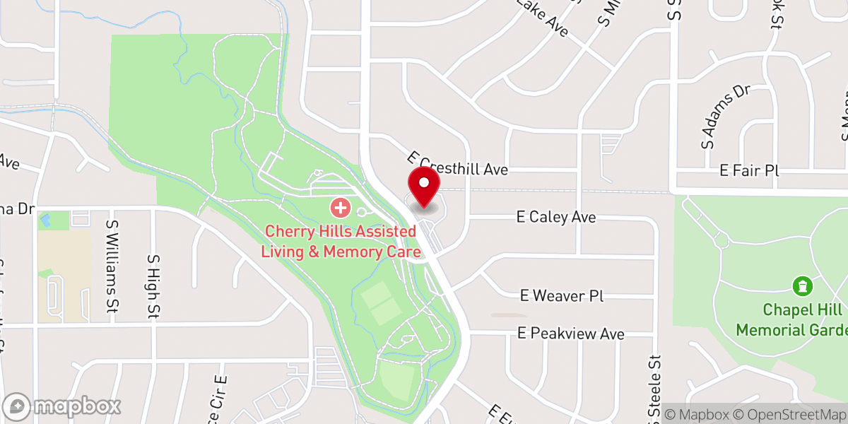 Map showing location of Lutheran Church of the Holy Spirit