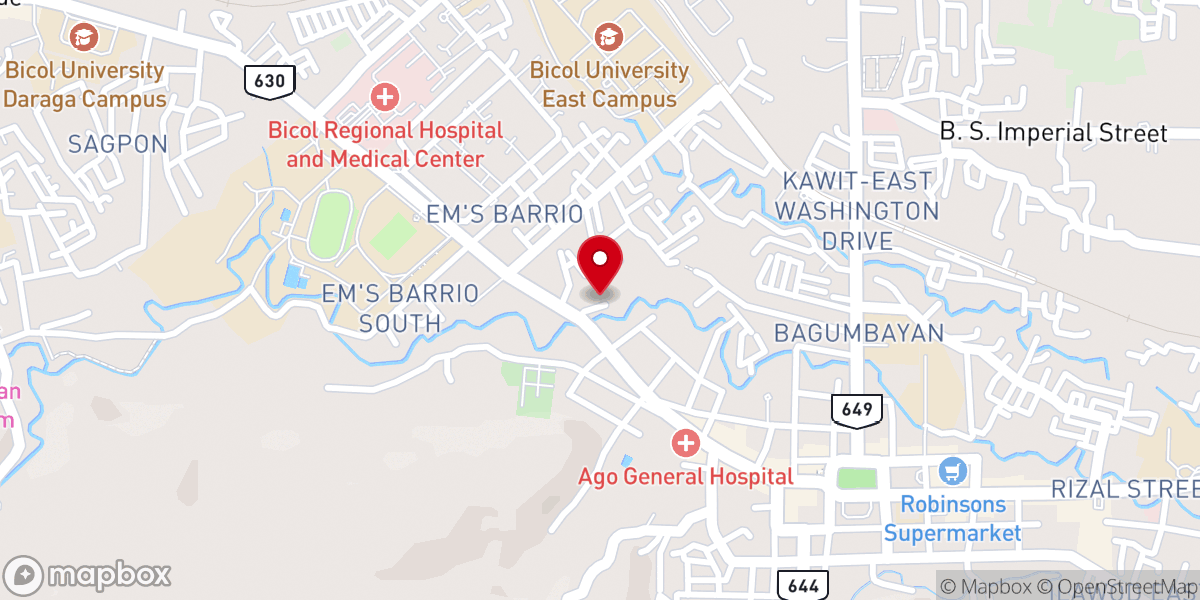 Map showing location of Generation Christian Fellowship