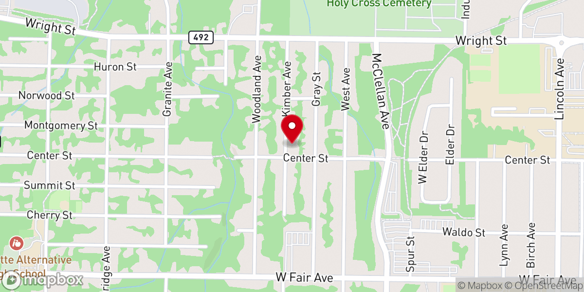 Map showing location of New Apostolic Church