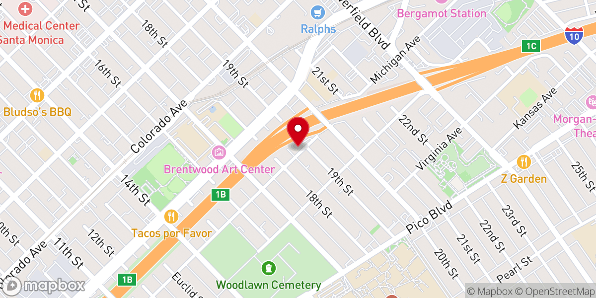 Map showing location of First AME Church