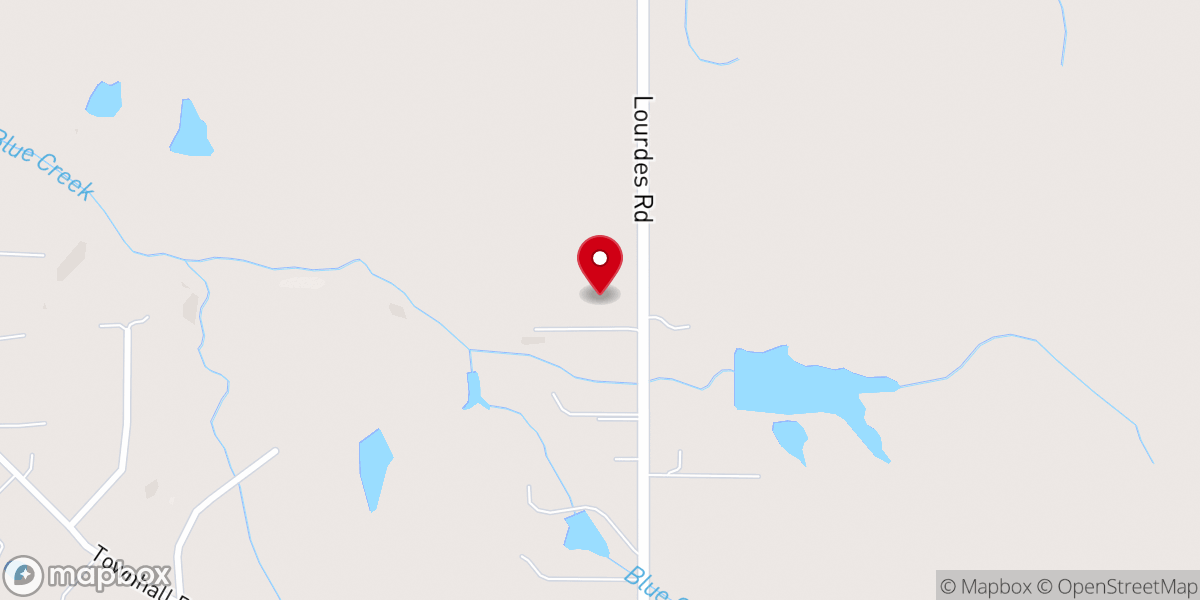 Map showing location of Faith Evangelical Free Church