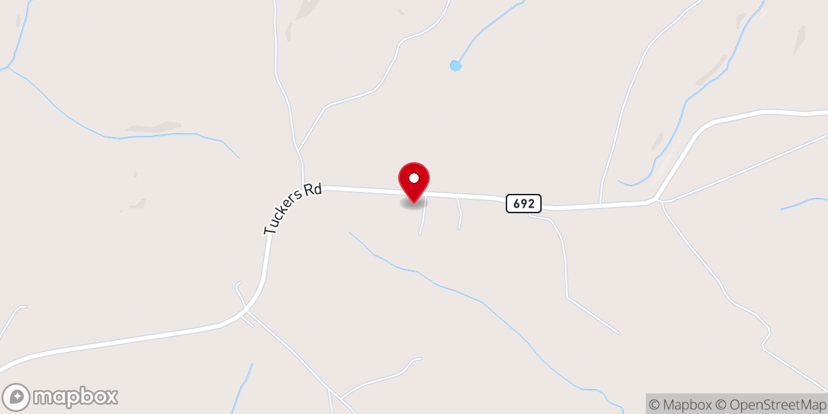 Map showing location of New Rehoboth Church