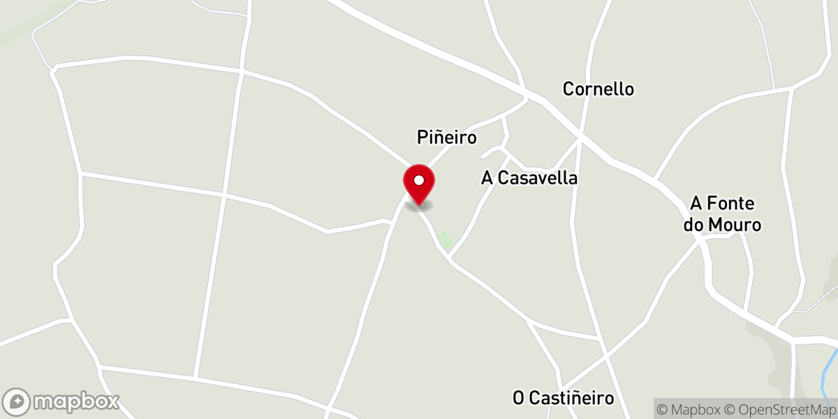Map showing location of Ruinas Antiga Parroquial de Santiago