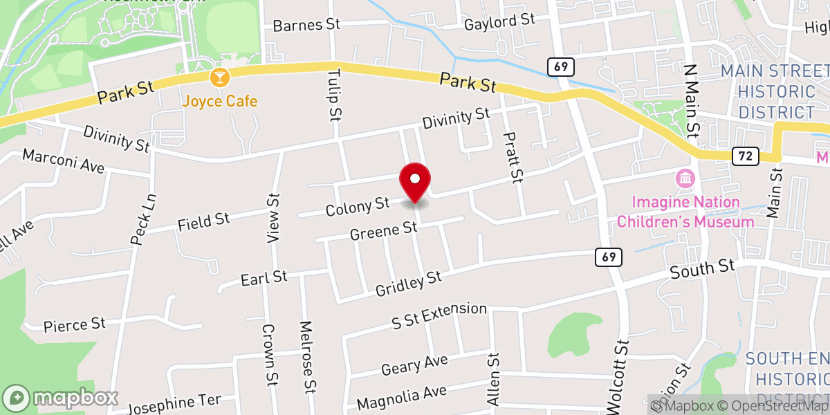 Map showing location of Emmanuel Full Gospel Church