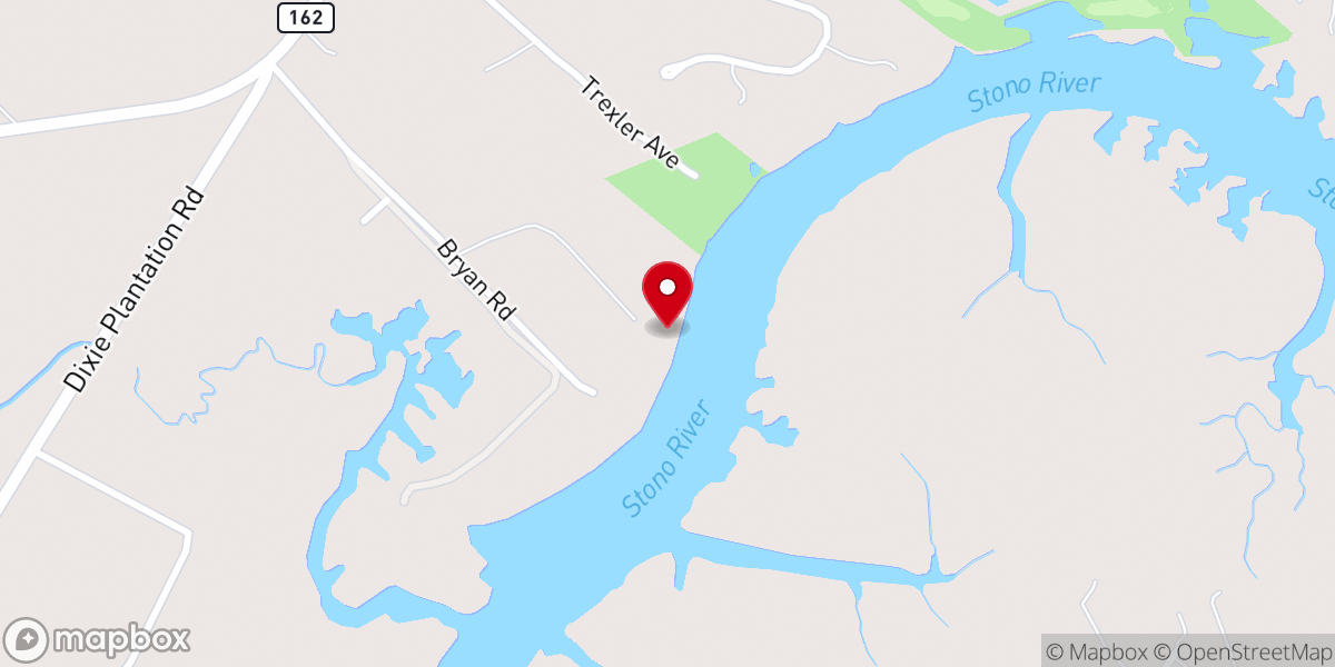 Map showing location of Church Flats Bluff