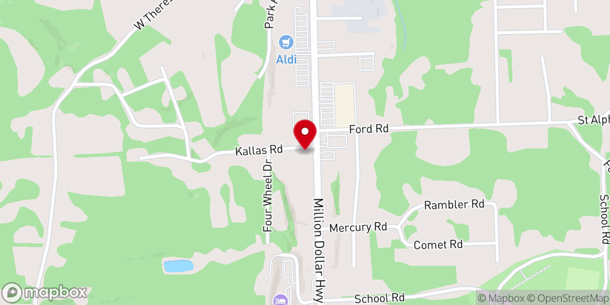 Map showing location of St Marys Beverage Center Inc