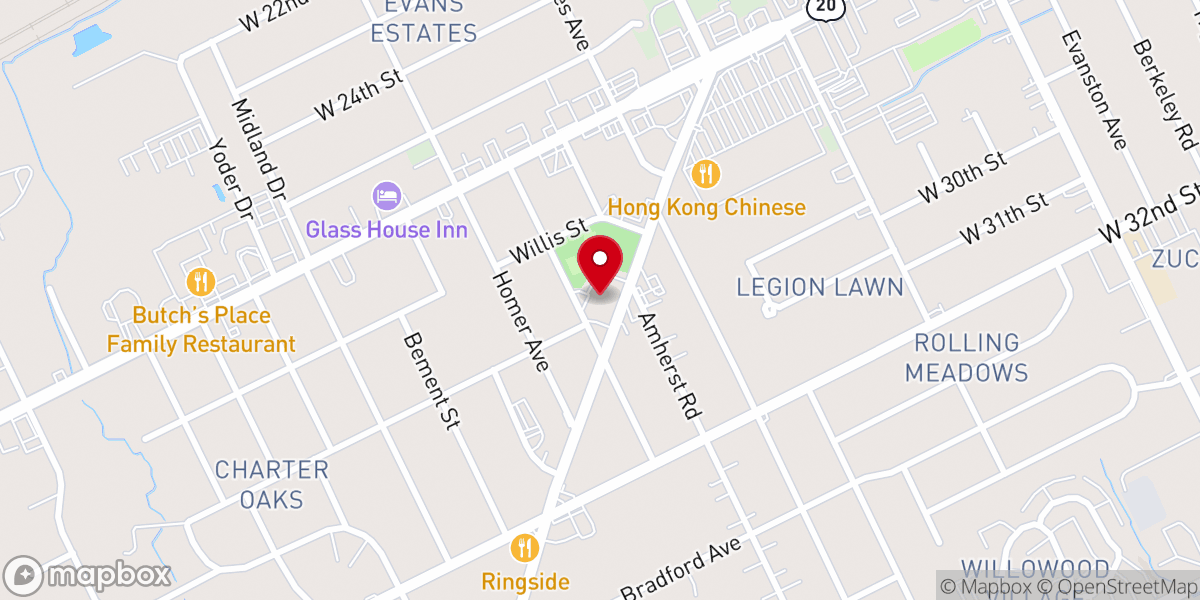 Map showing location of Grace Fellowship International Church