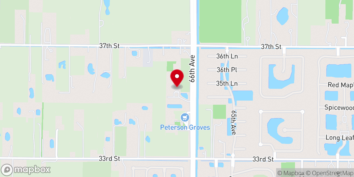 Map showing location of Pillar Community Church of Vero Beach